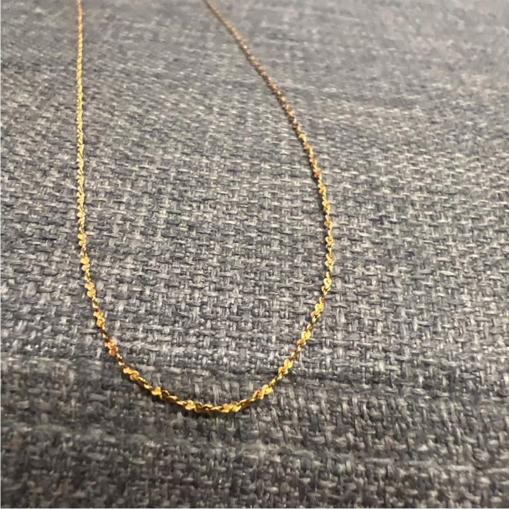 Giani Bernini 18K Gold Over Sterling Silver 18" S Twist Chain Necklace Italy NWT - Picture 5 of 5